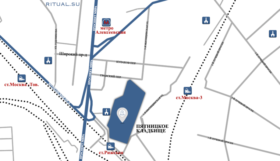 План пятницкого кладбища в москве