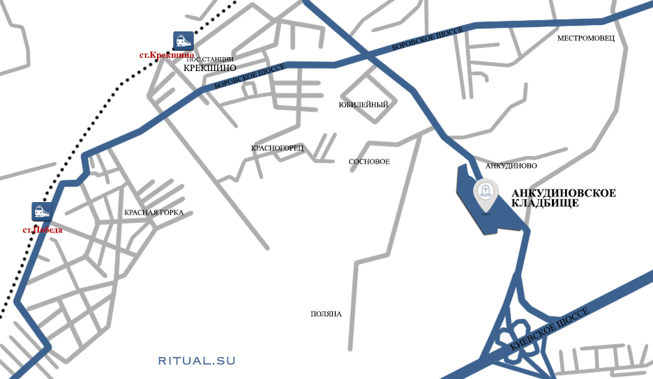 Москва крекшино карта