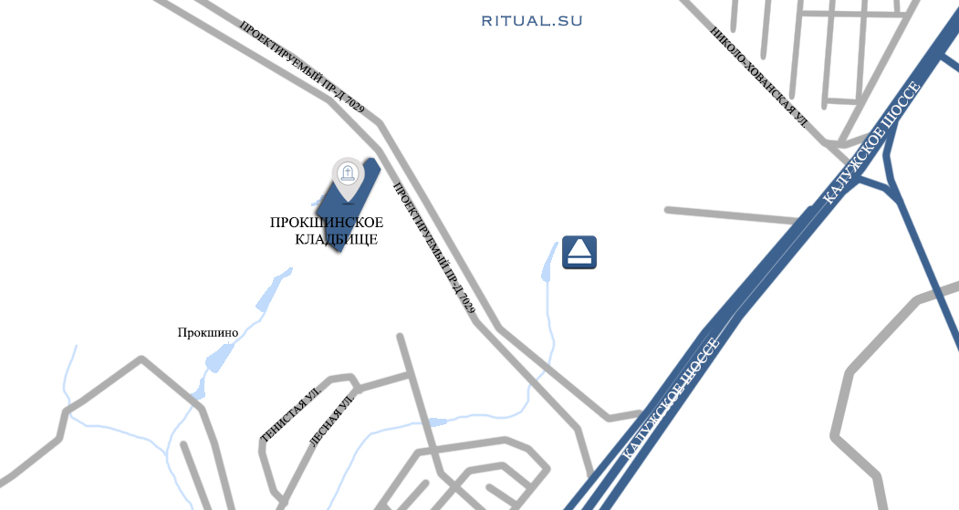 Москва прокшино карта